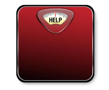 Help weight scale Stock Photos