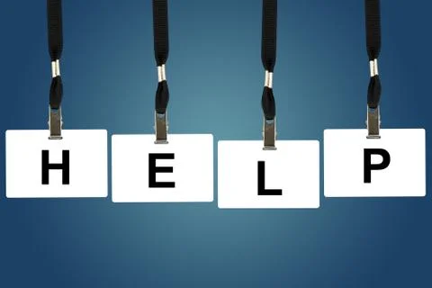 Help word Stock Photos