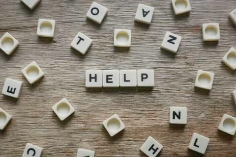 Help word Stock Photos