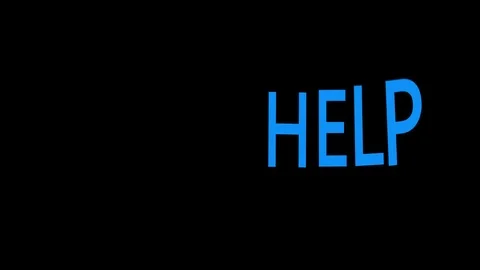 Help your community while keeping distance. Kinetic Typography Text animation Stock Footage 126584630