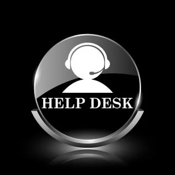 Helpdesk icon Stock Illustration