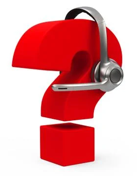 The helpdesk Stock Illustration