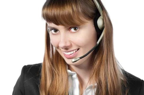 Helpdesk operator Foto stock
