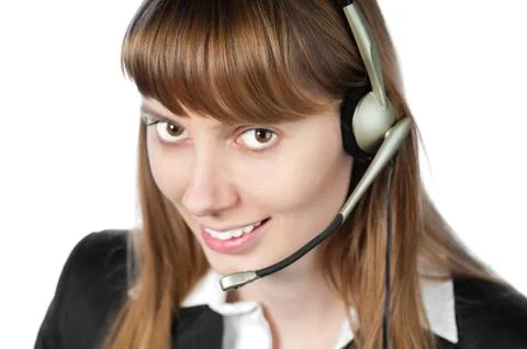 Helpdesk operator Foto stock