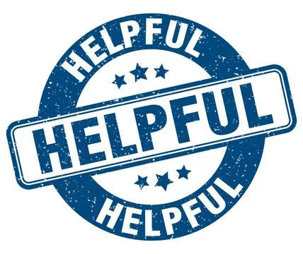 Helpful stamp. helpful label. round grunge sign Stock Illustration