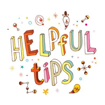 Helpful tips Stock Illustration