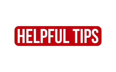 Helpful Tips Rubber Stamp Seal Vector Stock Illustration