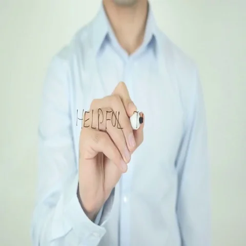 Helpful Tips, Writing On Screen Stock-Footage 69539175