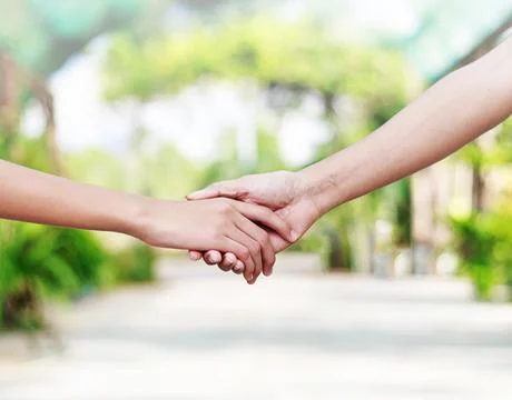 Helping hand concept Stock Photos