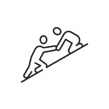 Helping Hand Icon Stock Illustration