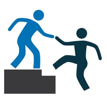 Helping hand Stock Illustration