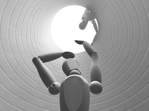 Helping hand Stock Illustration