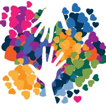 Helping hand Stock Illustration