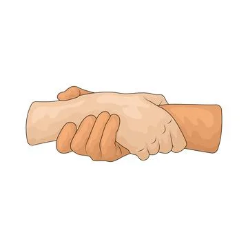 Helping Hand illustration Stock Illustration