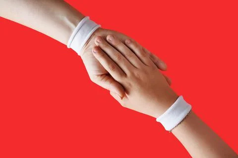 Helping hands concept Stock Photos