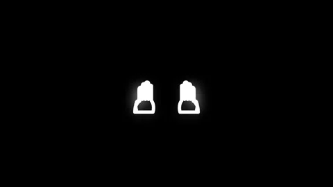 Helping Hands Line Icon Animation Loop Black Background Stock Footage 337927184