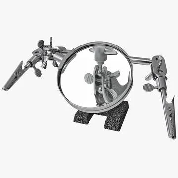 Helping Hands with Magnifying Glass SE MZ101B 3D Model