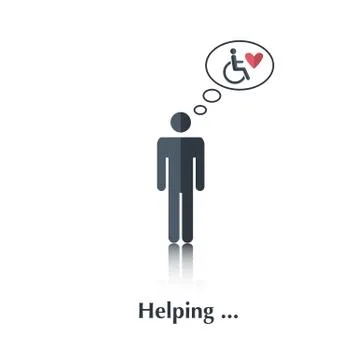 Helping Stock Illustration