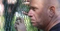Helpless Person Looking Sad Metallic Fence Protect Frontier Emigration Concept 4k or 4k+ Resolution