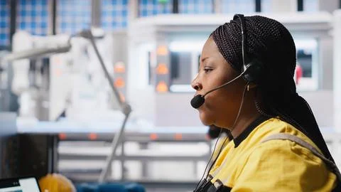 Helpline assistant troubleshoots errors in solar production systems Stockfoto's