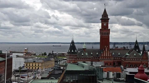 Helsingborg Town Hall Stock Footage 65500401