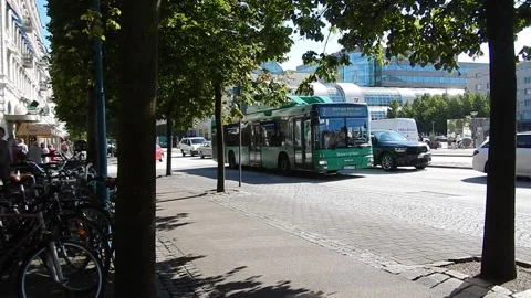 Helsingborg traffic 스톡 동영상 195011489