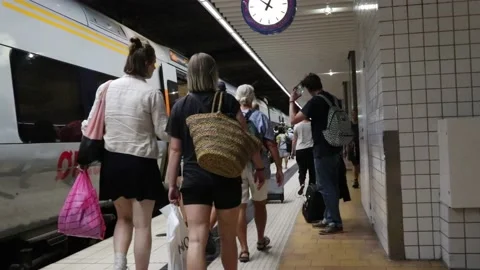 HELSINGBORG TRAIN STATION Stock Footage 154811460