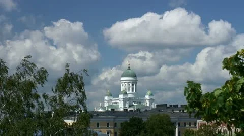 Helsinki Cathedral, Finland Stock Footage 11305442