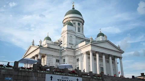 Helsinki Cathedral Video stock 245382576