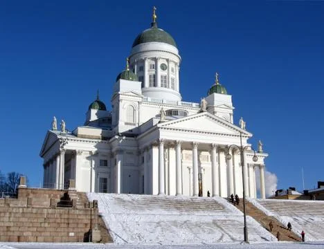 Helsinki cathedral Foto stock