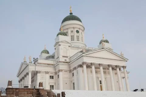 Helsinki cathedral Stock-Fotos