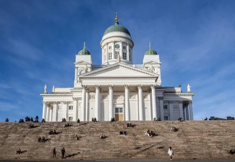 Helsinki Cathedral Foto stock