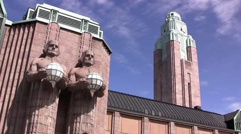 Helsinki Central railway station Stock Footage 51689098