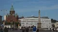 Helsinki Cityscape, Finland, Uspenski Cathedral, Market Square, Swedish Embassy HD Footage