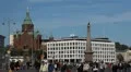 Helsinki Cityscape, Finland, Uspenski Cathedral, Market Square, Swedish Embassy HD Footage