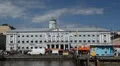 Helsinki Cityscape, Market Square, City Hall, Esplanadi, People Shopping HD Footage