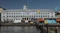 Helsinki Cityscape, Market Square, City Hall, Esplanadi, People Shopping HD Footage