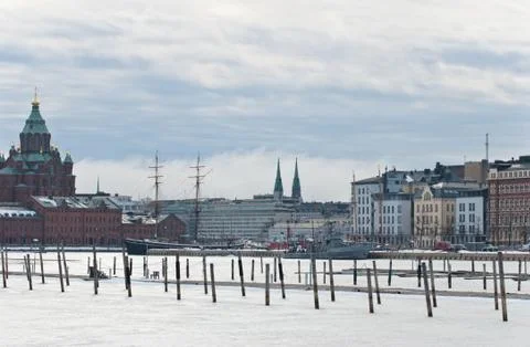 Helsinki cityscape. Stock Photos