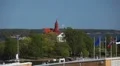Helsinki Cityscape, Ravintola NJK, Helsinki Harbour, Baltic Sea, Sail Boats HD Footage