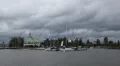 Helsinki Cityscape, Ravintola NJK, Helsinki Harbour, Baltic Sea, Sail Boats HD Footage