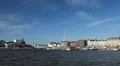 Helsinki Cityscape, Uspenski Cathedral, Pohjoisranta waterfront, Sail Boats HD Footage