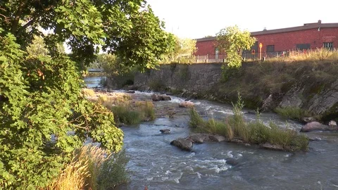 Helsinki, Finland. Vantaa River. Stock Footage 111743462