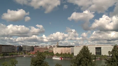 Helsinki Hakaniemi timelapse Video stock 84263530
