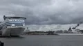 Helsinki Harbour, Cruise Ship Maneuver, Finland, Uspenski Cathedral HD Footage