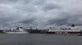 Helsinki Harbour, Cruise Ship Maneuver, Finland, Uspenski Cathedral HD Footage