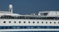 Helsinki Harbour, Cruise Ship Maneuver, People Enjoy the show HD Footage