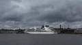 Helsinki Harbour, Cruise Ship Maneuver, Finland, Uspenski Cathedral HD Footage