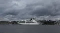 Helsinki Harbour, Cruise Ship Maneuver, Finland, Uspenski Cathedral HD Footage