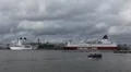 Helsinki Harbour, Cruise Ship Maneuver, Finland, Uspenski Cathedral HD Footage