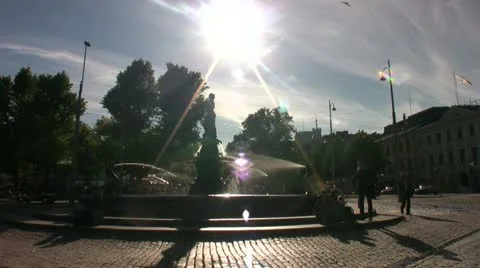 Helsinki Havis Amanda Video stock 11618127